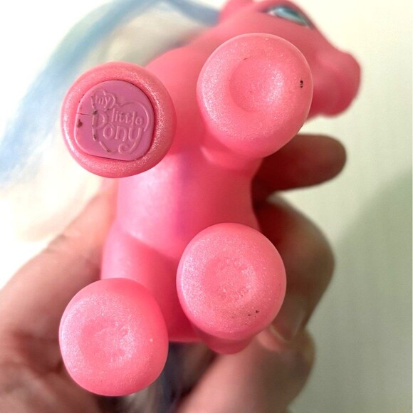 My Little Pony MLP G3 Cotton Candy 2002 Hasbro Brushable Vintage Single Magnet - Picture 7 of 7